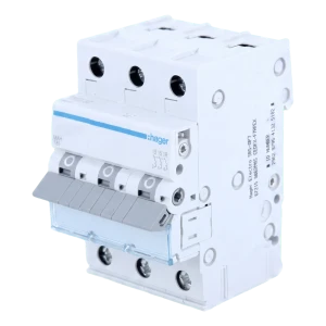 Hager MBN306E – automatsikring B 6A 3P 6kA