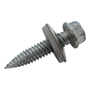 Bimetal rustfri pladeskrue 6,0×25 mm med underlagsskive – montering af PV og stålkonstruktioner