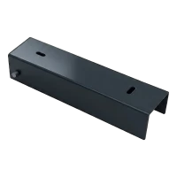 U-profil til hegnssokkel 200×50 mm stål antracit