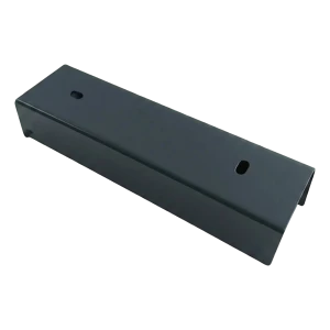 U-profil til hegnssokkel 200×55 mm – galvaniseret stål, antracit