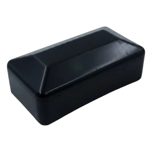 UFR endehætte sort til PV monteringsprofiler 80×40 mm – LLDPE polyethylen