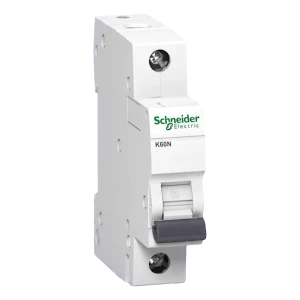 Schneider Electric K60N-C25-1 – overstrømsafbryder 1P 25A karakteristik C 6kA Acti9