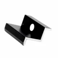Sideklemme H30 sort anodiseret – PV endeklemme L50 PV-03-02 (1)