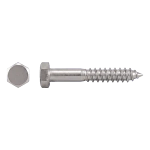 Fransk skrue rustfri A2 DIN 571 6×90 mm – karton med 100 stk.
