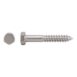 Fransk skrue rustfri A2 DIN 571 12×80 mm – karton med 50 stk.