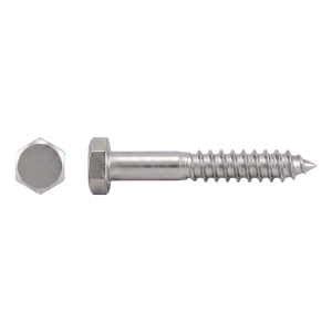 Fransk skrue rustfri A2 DIN 571 6×120 mm – karton med 100 stk.