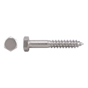 Fransk skrue rustfri A2 DIN 571 10×80 mm – karton med 100 stk.