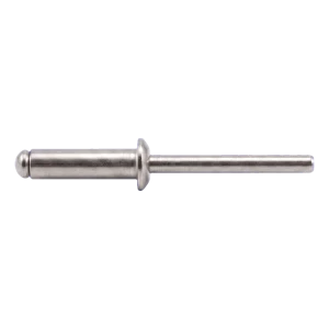 Blindnitte i rustfrit stål A4/A4 ISO 15983 4,0×12 mm – fladhoved, åben – karton med 500 stk.