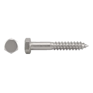 Fransk skrue rustfri A2 DIN 571 6×80 mm – karton med 100 stk.