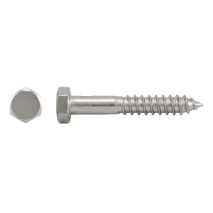 Fransk skrue rustfri A2 DIN 571 6×70 mm – karton med 100 stk.