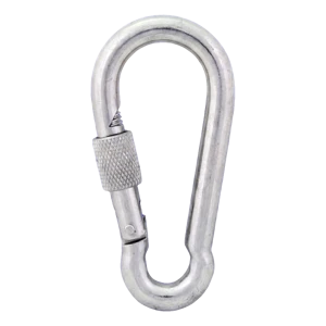 Brandmandshage med skruesikring, galvaniseret 8×80 mm – sikringsmøtrik, DIN 5299 D