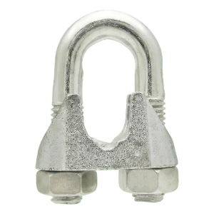 Wireklemme galvaniseret til stålwire 8 mm – svarer til DIN 741