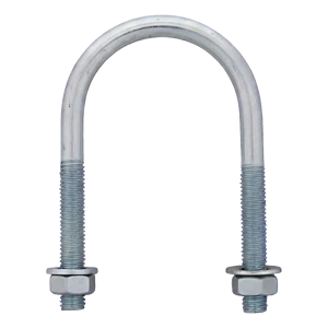 U-bøjle (rørbøjle) galvaniseret M12 × 115 mm, til 4" rør