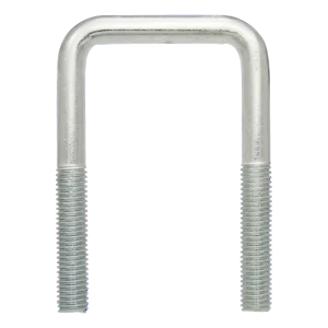 U-bøjle firkantet (type C) galvaniseret M8 × 61 × 108 mm, til 2" rør