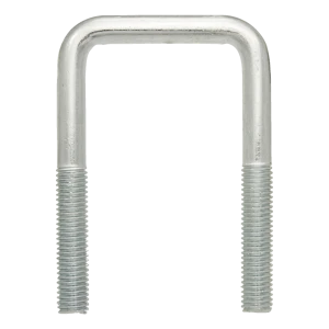 U-bøjle firkantet (type C) galvaniseret M8 × 77 × 136 mm, til rør 2 1/2"