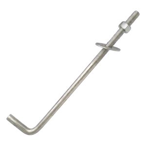Murankere type L (vinkelbøjet ankerbolt) M12 × 300 mm, galvaniseret