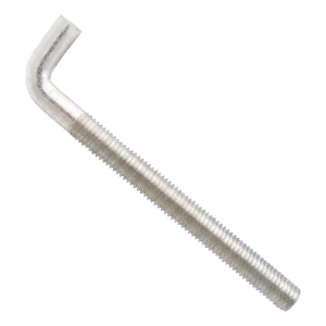 Vinkelkrog med metrisk gevind, galvaniseret M10×120 mm