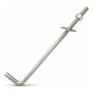 Ankerbolt L-form (bøjet skruebolt) M12×350 mm – galvaniseret