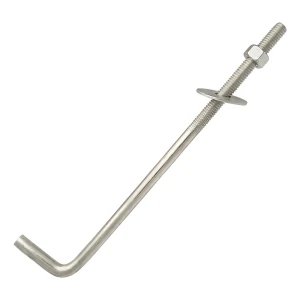 Ankerbolt L-form (bøjet skruebolt) M14×300 mm – galvaniseret