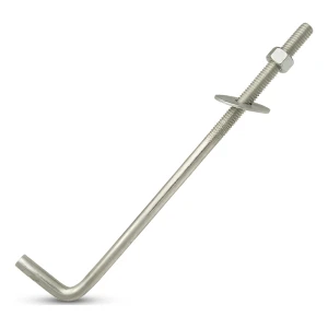Ankerbolt L-form (bøjet skrueforbindelse) M16×500 mm – galvaniseret
