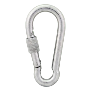 Brandmandshage med skruesikring, galvaniseret 5×50 mm – sikringsmøtrik, DIN 5299 D