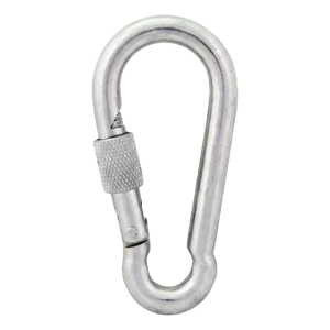 Brandmandshage med skruesikring galvaniseret 15×200 mm – sikringsmøtrik, DIN 5299 D