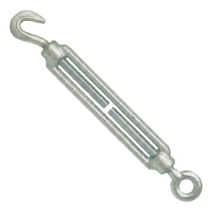 Vantskrue krog/øje galvaniseret M20×200 mm – krog–øje, DIN 1480