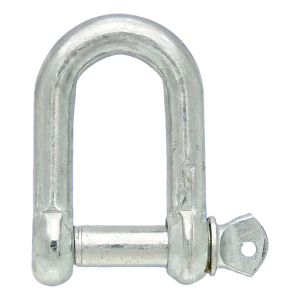 Lige sjækkel galvaniseret 6 mm – gevindbolt M6