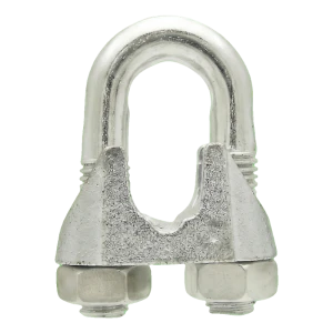 Wireklemme til stålwire galvaniseret 5 mm – svarende til DIN 741