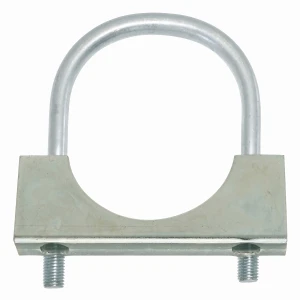 Samlestykke til U-bøjle, galvaniseret, Ø8 × 61 mm, til 2" rør