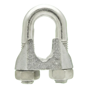 Wireklemme til stålwire, galvaniseret, 11 mm – svarende til DIN 741