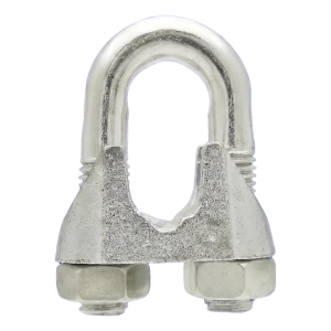 Wireklemme til stålwire, galvaniseret 26 mm – svarende til DIN 741