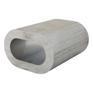 Wirelås i aluminium til stålwire 8 mm – EN 13411-3