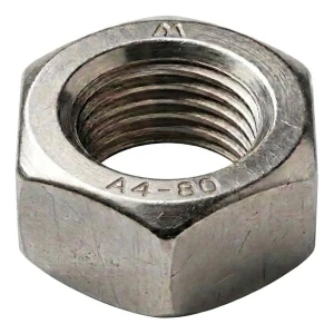 Sekskantmøtrik rustfri A4-80 DIN 934 M10