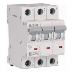 Eaton overstrømsafbryder C 20A 3P 6kA
