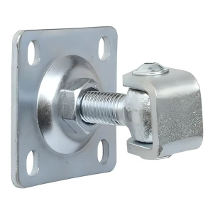 Justerbart hængsel med skilt M16 80x80x3 mm, galvaniseret øje
