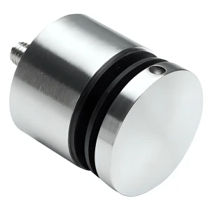 Punktbeslag til glas fi 50/30/M10x70 glas 8-17,52 mm AISI 304 fladt system satin