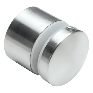 Punktbeslag til glas fi 50/30/M10x45, glas 8-21,52 mm, AISI 304, fladt system, satin