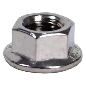 Flangemøtrik rustfri A2 DIN 6923 M10