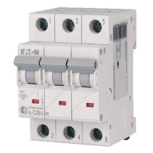Eaton overstrømsafbryder C 25A 3p 6kA
