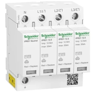 Schneider Electric Overspændingsafleder Type 1+2 (Klasse B+C) 3P+N 12,5kA 1,5kV