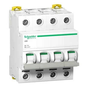 Schneider Electric 3-faset isolationsafbryder 4P 100A 415V AC iSW-100-4 Acti9