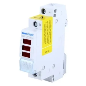 Signallampe LED tredobbelt rød 230VAC SVN127 HAGER