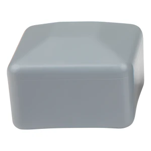 Stolpehat til hegnsstolpe 80×80 mm, grå