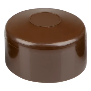 Stolpehat til hegnsstolpe 1 1/4" (Ø 42,4 mm), brun
