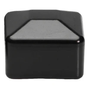 Stolpehat til hegnsstolpe 120×120 mm, sort