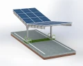 Solcellecarport til 2 køretøj T 11,4m x 3,3m Solcelleparkering GPV-101-08 (2)