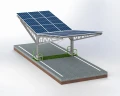 Solcellecarport til 2 køretøj T Eco 11,4m x 3,3m Solcelleparkering GPV-101-09 (2)