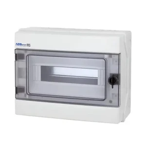 Hermetisk fordelingsboks RH-12 12 moduler 1 række IP65 ABS 330x260x138mm