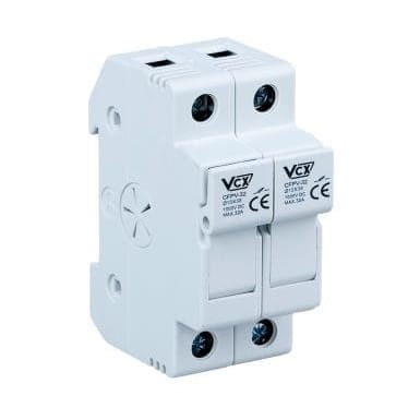 Sikringsholder 2P 32A 10x38 1000V DC CFPV-32 GPV-401-12